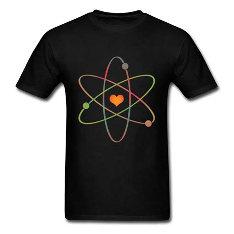 Science Rules! Novelty Nuclear Black T shirts Men Plus Size Custom Team Tees Geek Top T shirt ...