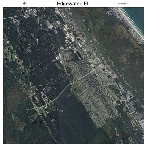 Aerial Photography Map of Edgewater, FL Florida