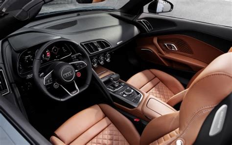 Audi R8 Spyder V10 performance RWD 2021 4K Interior Wallpaper - HD Car ...