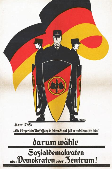 1924 German Social Democratic Party election poster – Never Was