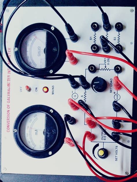 Rajan electronis Conversion Of Galvanometer Into Ammeter, For ...