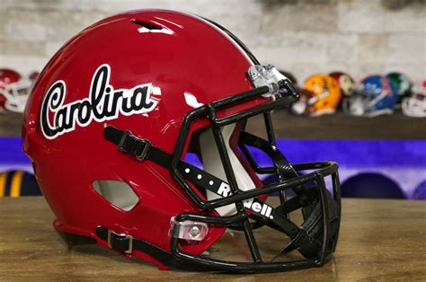 South Carolina Gamecocks Riddell Speed Replica Helmet - Garnet Script ...