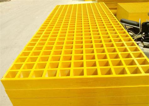 Smooth Plastic Grating Panels , 38 X 38 Hole Plastic Grate Flooring For Walkway