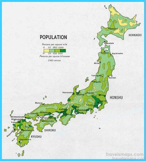 Map of Japan - TravelsMaps.Com