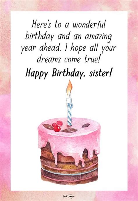 100 Best Happy Birthday Quotes & Wishes For Sisters | Birthday wishes for sister, Happy birthday ...