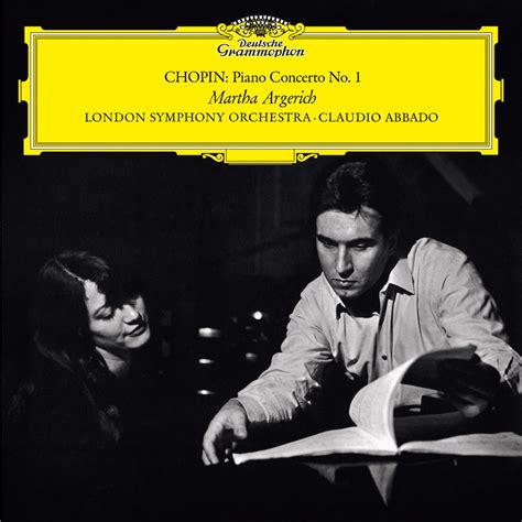 ‎Chopin: Piano Concerto No. 1 in E Minor, Op. 11 by Martha Argerich ...