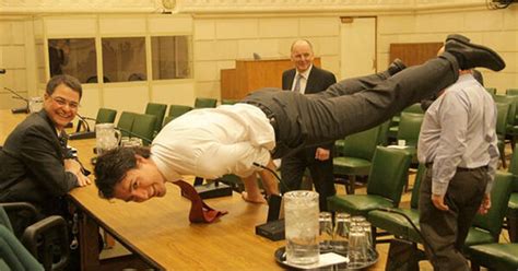 Justin Trudeau Doing Yoga Pose | POPSUGAR Fitness