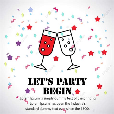 Lets Celebrate Vector Hd Images, Let S Party Celebration Illustration Vector, Party, Vector ...