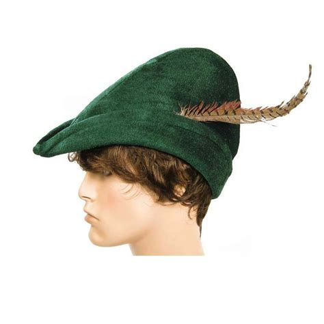 Robin Hood Nottingham Green Medieval Renaissance Costume Hat - Walmart ...