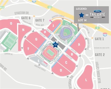 Denver Broncos Stadium Parking Lot Map