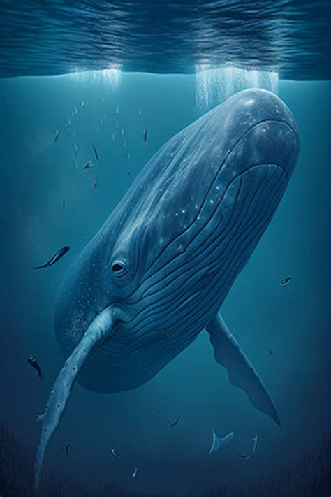 Blue Whale Digital Download Poster Art - Etsy