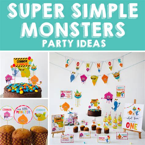 Super Simple Monsters Party Ideas that's Super Simple to DIY – PigsyParty