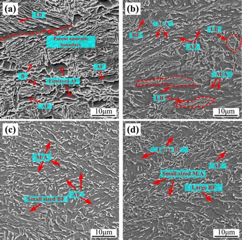 -Microstructural morphology of studied Nb ferrous alloy achieved at ...