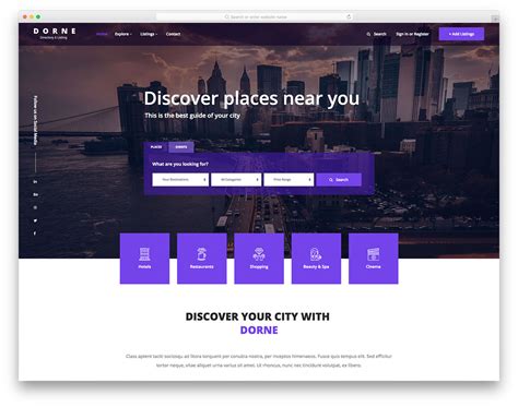 32 Best Free Travel Website Templates 2020 - Colorlib