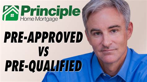 Pre-Approved vs. Pre-Qualified - Principle Home Mortgage