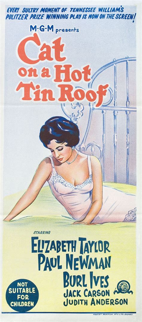 Cat on a Hot Tin Roof Original R1966 Australian Daybill Movie Poster ...