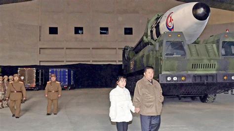 North Korea oversees missile test