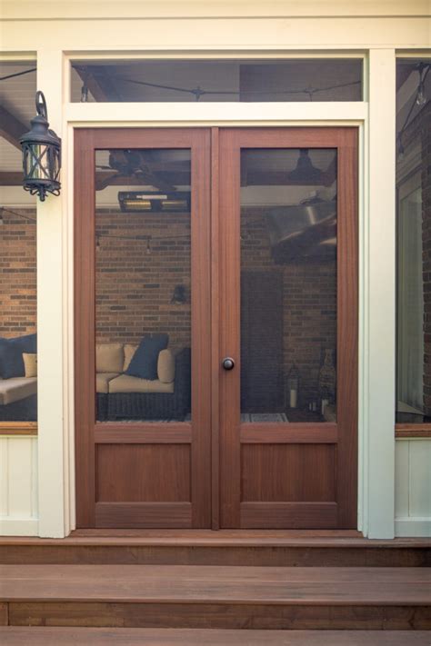 Flat Paneled Double Screen Doors - The Porch Company