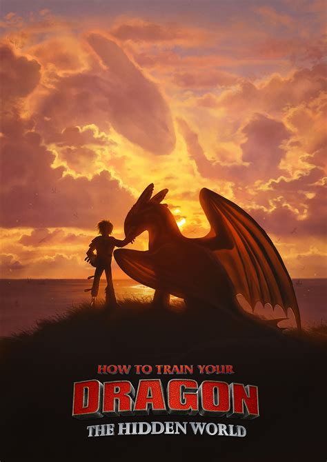 How To Train Your Dragon : The Hidden World | Poster By Johiss