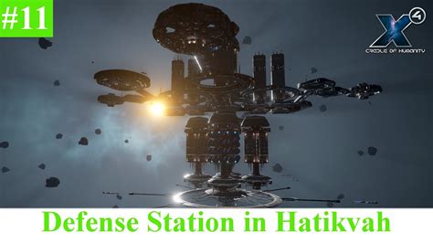 X4 Foundations Gameplay - Defense Station in Hatikvah - YouTube