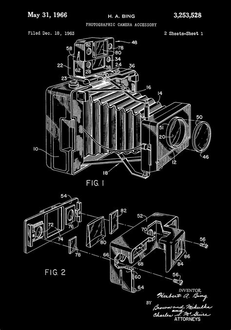 Camera Patent Vintage Poster – Kuriosis.com