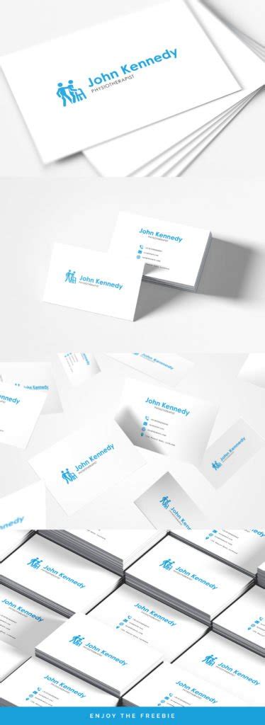 Physiotherapy Business Card Template - Free Download