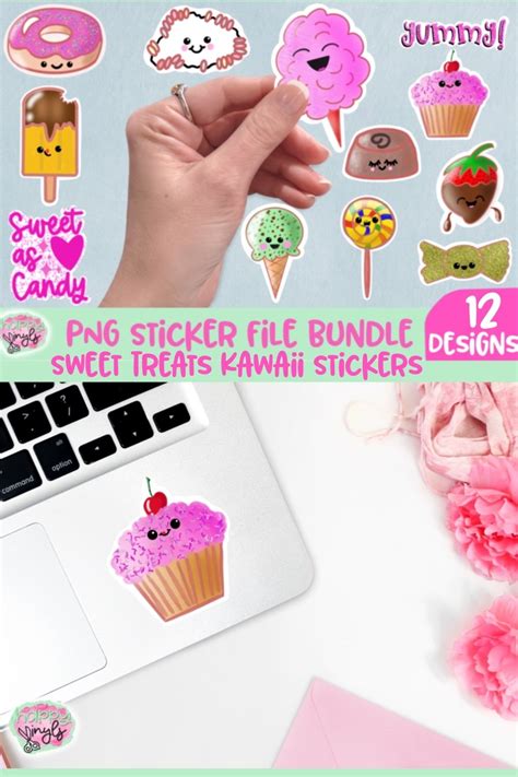 Sweet Treats Kawaii Stickers - A Sticker Bundle