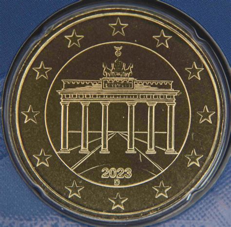 Germany 50 Cent Coin 2023 D - euro-coins.tv - The Online Eurocoins ...