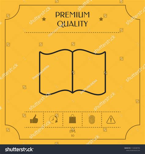 Open Book Symbol Icon Stock Vector (Royalty Free) 1133038754 | Shutterstock