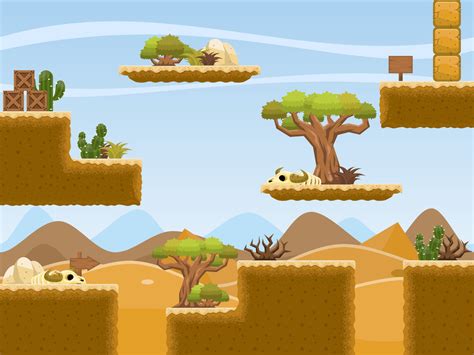 2D textures for desert-style platform games – Playlectric