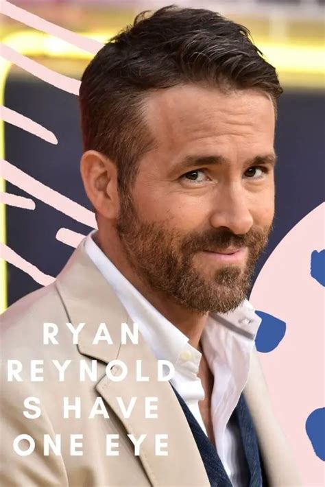 Does Ryan Reynolds Have One Eye?