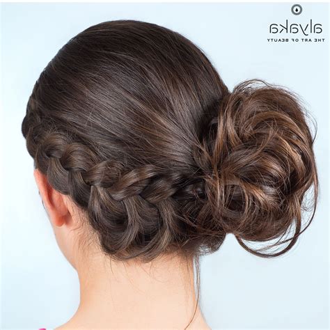 20 Photos Sleek French Knot Hairstyles with Curls