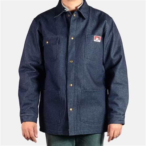 Original Snap Front Jacket - Indigo Denim - Ben Davis Clothing | Snap front jacket, Mens outfits ...