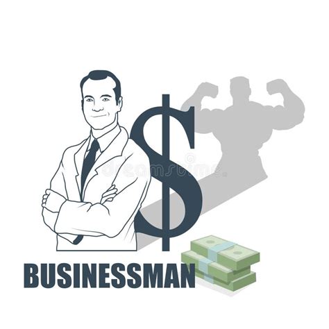 Businessman logo. stock vector. Illustration of businessman - 112272348