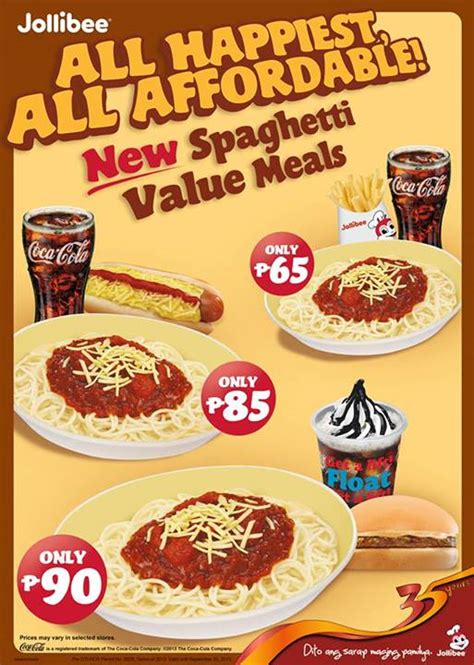 D.I.G.G.DAVAO: Jollibee - New Spaghetti Value Meals