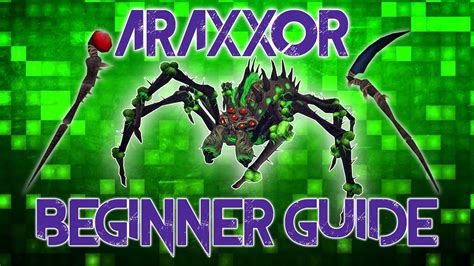 A Beginners' Guide to Melee Araxxor | Runescape 3 | 2017 - YouTube