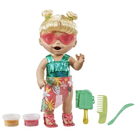 Buy Baby AliveSunshine Snacks Doll, Eats and Poops, Summer-Themed ...