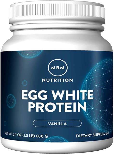 MRM Egg White Protein Powder, Rich Vanilla, 23g Protein, 1.5 Lb ...