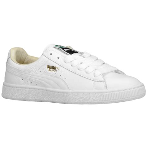 PUMA Basket Classic - Men's - Basketball - Shoes - White/White