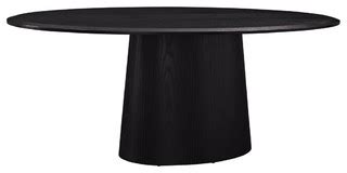 Lilou Oval Dining Table in Espresso - Modern - Dining Tables - by Modern Manhattan