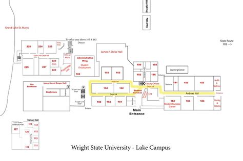 Campus Maps | Lake Campus | Wright State University