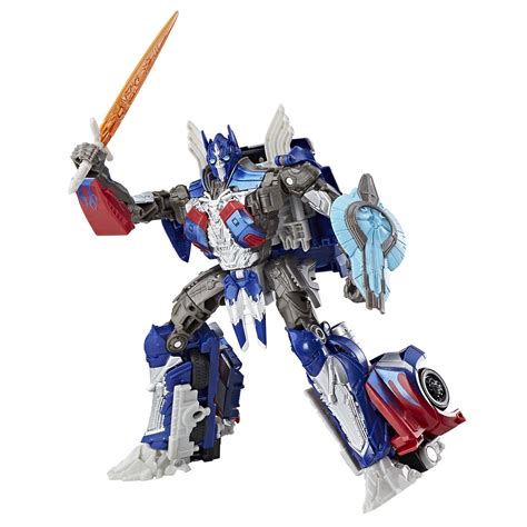 Buy Transformers: The Last Knight Premier Edition Voyager Class Optimus Prime Online at ...