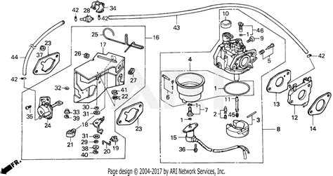 Honda EX1000 Parts Diagram