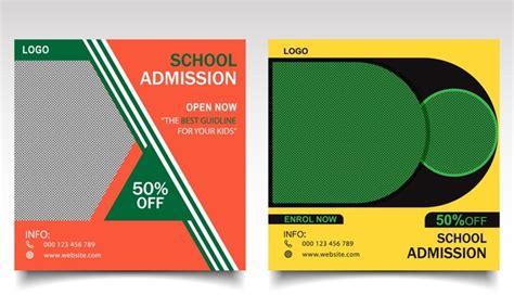 Premium Vector | Back to school banner design school or college admission online post or leaflet ...