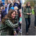 Kate Middleton in Burberry Quilted Jacket for Scotland Visit - Dress Like A Duchess