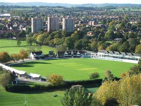 "Worcestershire Cricket Ground from Cathedral Spire" by Graham Willetts at PicturesofEngland.com