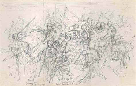 Compositional sketch for a battle scene | Works of Art | RA Collection ...