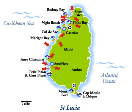 Map of the Caribbean