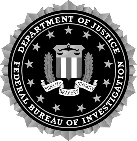 FBI Seal Logo Black and White – Brands Logos