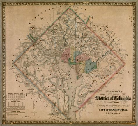 District of Columbia | Topographical Map | American Battlefield Trust